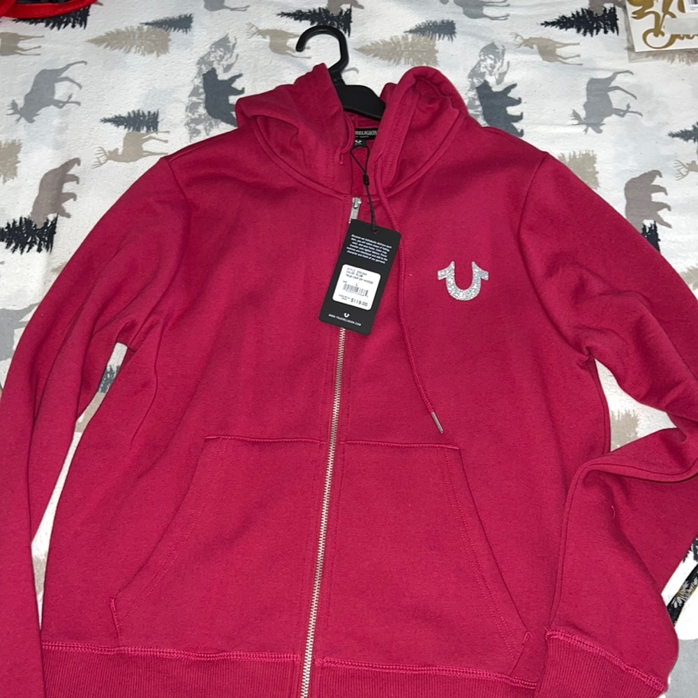 True religion zip up